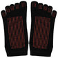 New Anti Non Slip Yoga Socks For Pilates Fitness Exercise Rubber Sole Grip Black
