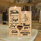 Personalized Gift Wooden Candle Holder