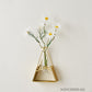 Nordic Home Decoration Wall Shelf Glass Vase Triangle