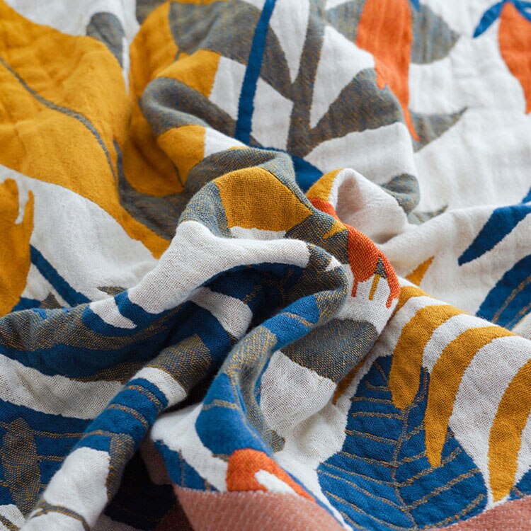 Nordic throw blanket 100% Cotton