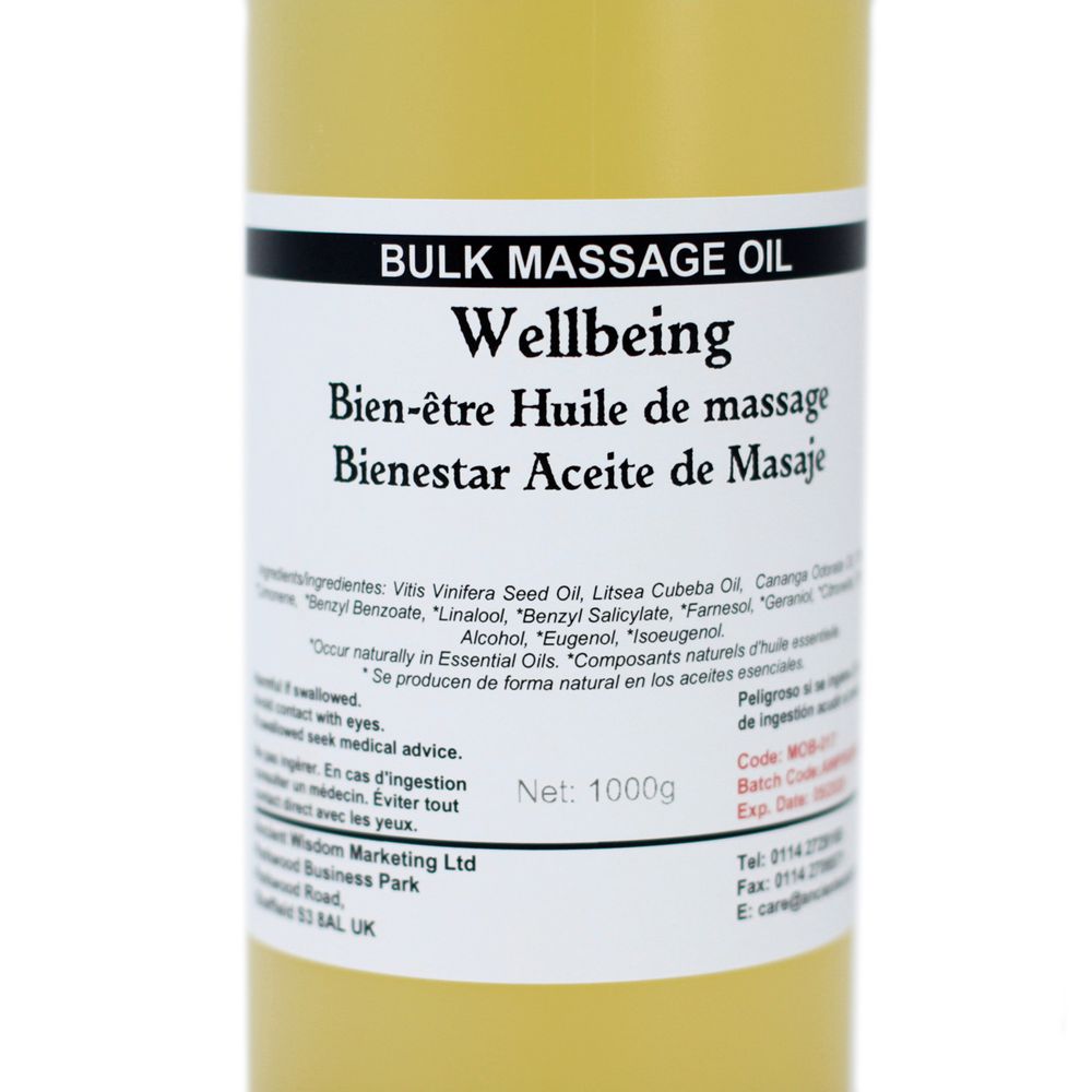 Wellbeing 1Kg Massage Oil