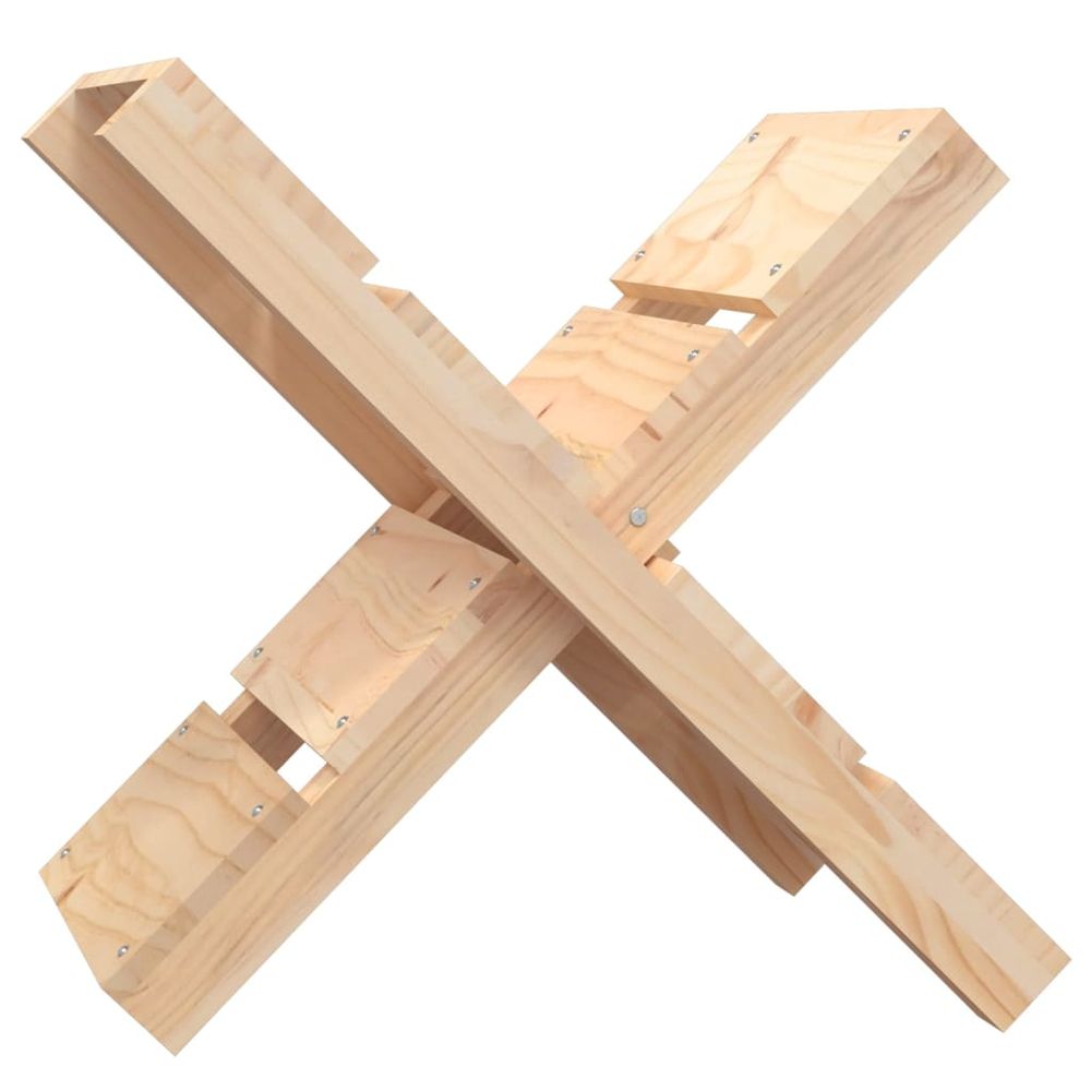 Log Holder 47x39.5x48 cm Solid Wood Pine
