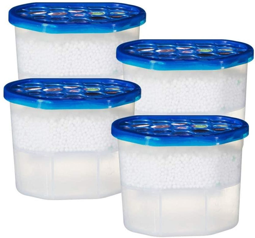 Pack of 12 Interior Dehumidifier for Bathroom, Kitchen, Wardrobe, Bedroom Prevent Damp, Mildew, Mould and Condensation