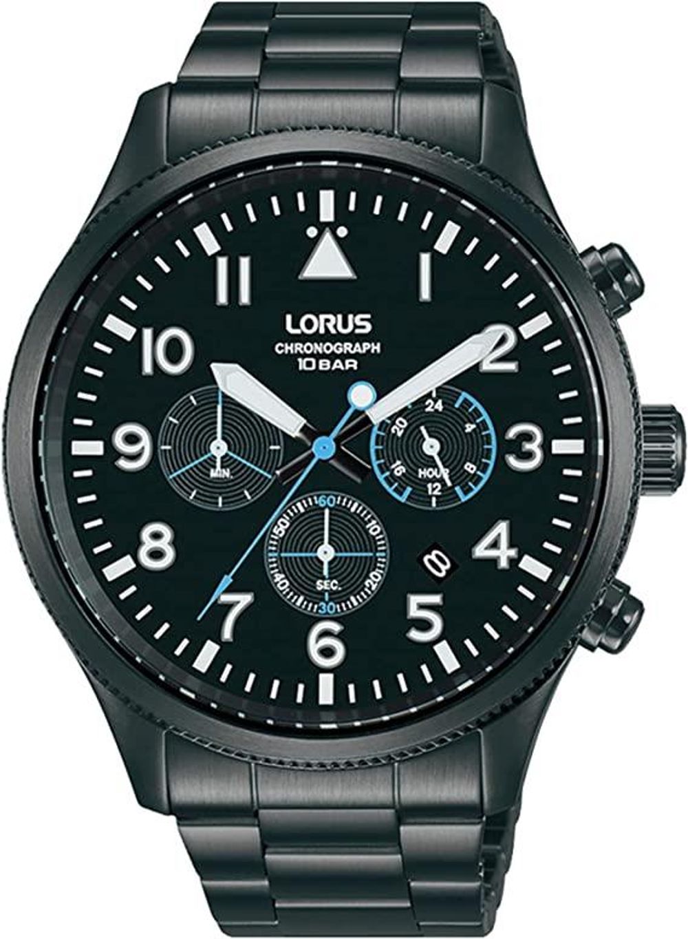 Lorus Gent's Analog-Digital Quartz Watch with Stainless Steel Strap